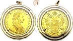 4 Dukaten goud mit goudfassung 1915 Österreich: Franz Jos.., Verzenden