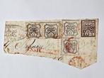Italiaanse oude staten - Pauselijke Staat 1852/1852 - Stato, Postzegels en Munten, Postzegels | Europa | Italië, Gestempeld