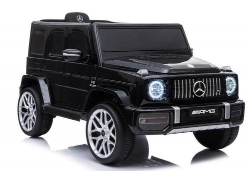 Mercedes-Benz G63///AMG, zwart metallic, FM,leder, BlueTooth, Kinderen en Baby's, Speelgoed | Buiten | Accuvoertuigen, Nieuw, Ophalen of Verzenden