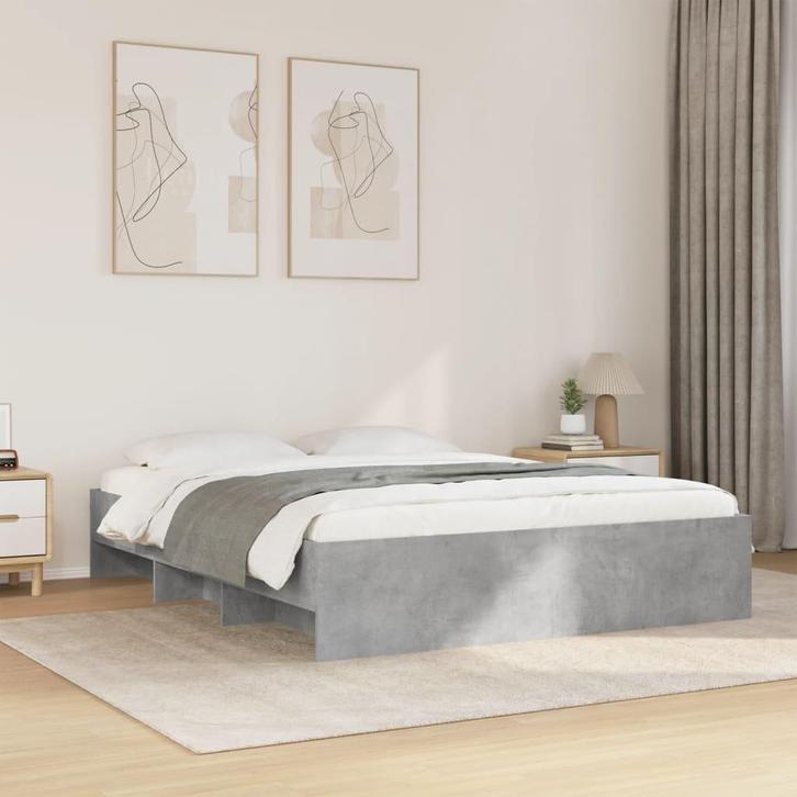 vidaXL Bedframe zonder matras 160x200 cm spaanplaat, Huis en Inrichting, Slaapkamer | Bedden, Nieuw, Verzenden