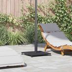 vidaXL Buiten Parasolvoet Donkergrijs 45 x 45 x 31 cm Staal, Tuin en Terras, Parasols, Verzenden, Nieuw