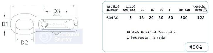 Dubbele katrol 30mm, Tuin en Terras, Overige Tuin en Terras, Verzenden