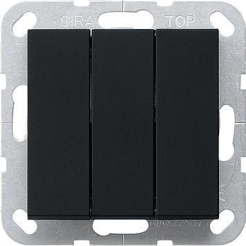 Gira Systeem 55 Drukknop - 2844005, Doe-het-zelf en Bouw, Elektriciteit en Kabels, Verzenden