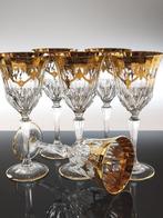 Kelk (6) - 24 kt goud - gouden beschilderde kelk, Antiek en Kunst