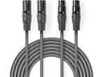 Veiling - Nedis Gebalanceerde Audiokabel - 2x XLR 3-Pins Mal, Nieuw