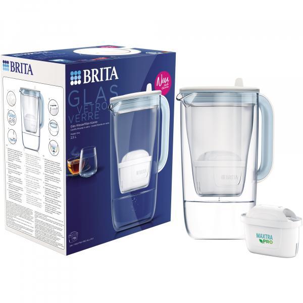 BRITA Glazen Waterfilterkan + MAXTRA PRO Waterfilter, Huis en Inrichting, Keuken | Keukenbenodigdheden, Verzenden