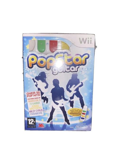 PopStar Guitar [Complete] (French), Games en Spelcomputers, Spelcomputers | Nintendo Wii, Verzenden