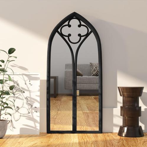 vidaXL Spiegel 100x45 cm ijzer zwart, Huis en Inrichting, Woonaccessoires | Spiegels, Nieuw, Verzenden