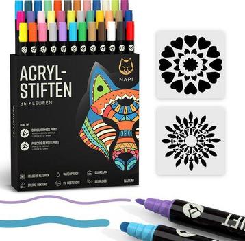 2dekans | NAPI 36 Acrylstiften Dual Tip - Twinmarkers - beschikbaar voor biedingen