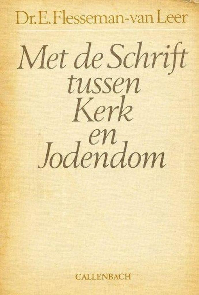 Met de Schrift tussen Kerk en Jodendom 9789026608131, Boeken, Overige Boeken, Gelezen, Verzenden