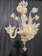 Lustre - J’alterne l’or - Verre de Murano - 3 luci, Antiek en Kunst