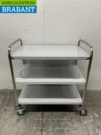 RVS Zorro Serveerwagen 3 lagen 85 cm Horeca, Ophalen of Verzenden, Nieuw in verpakking