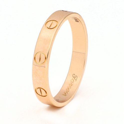 Cartier - Bague - Love - 18 carats Or rose, Handtassen en Accessoires, Ringen