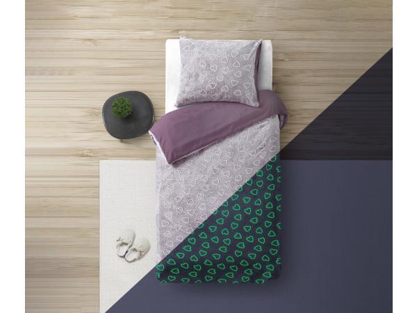Veiling - Glow in the Dark Hearts Dekbedovertrek, Huis en Inrichting, Slaapkamer | Beddengoed