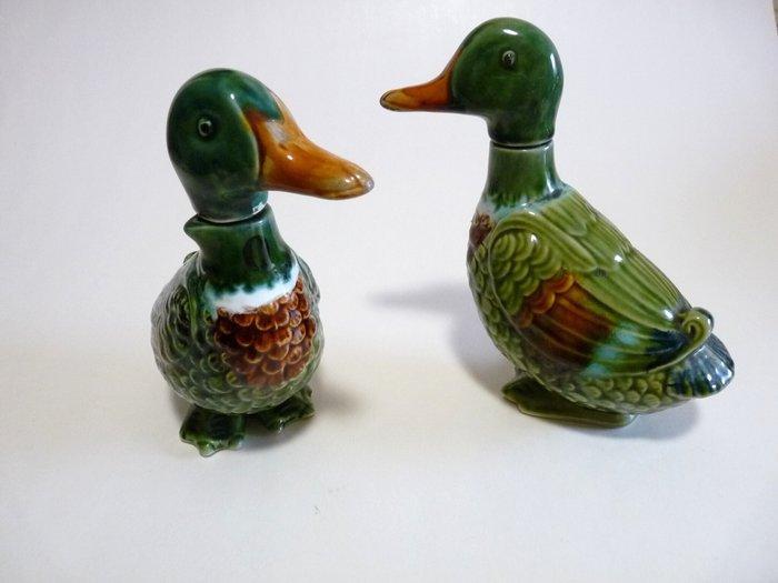 Faiencerie Subtil - Olie-en-azijnstelletje (2) - Eend -, Antiek en Kunst, Curiosa en Brocante