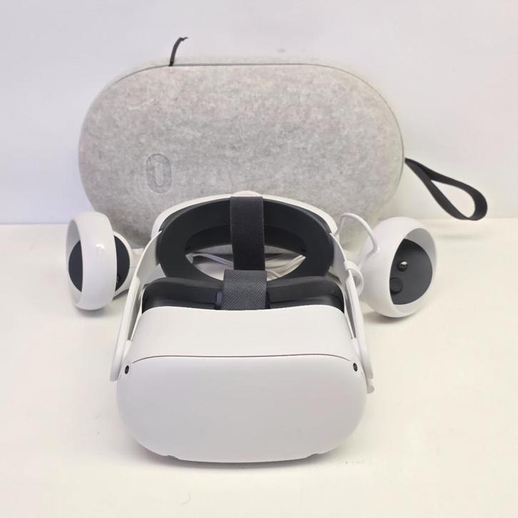 Oculus Meta Quest 2 VR bril Incl Hoes + Accu | Nette Staat, Games en Spelcomputers, Virtual Reality, Nieuw, Ophalen of Verzenden