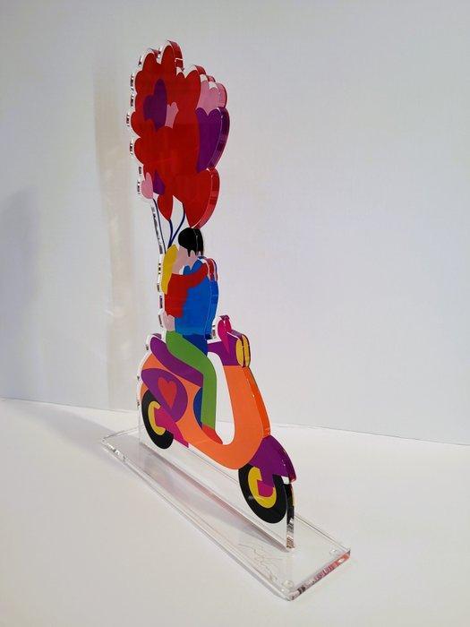 Marco Lodola (1955) - Kiss in motion, Antiek en Kunst, Kunst | Schilderijen | Modern