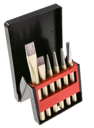 6-Delige Set Platte Beitels, Doe-het-zelf en Bouw, Gereedschap | Handgereedschap, Verzenden
