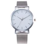 Fako® - Horloge - Mesh - Vintage - Staal - Ø 40mm -, Handtassen en Accessoires, Horloges | Dames, Verzenden, Nieuw