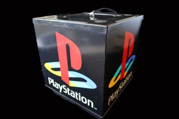 Sony Playstation 1  PS1 Light Store Display Sign 30 CM x 30 beschikbaar voor biedingen