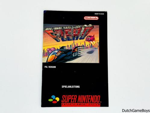 Super Nintendo / SNes - F-Zero - NOE - Manual, Games en Spelcomputers, Games | Nintendo NES, Gebruikt, Verzenden