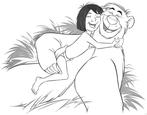 Jaume Esteve - The Jungle Book - Mowgli & Baloo - Original