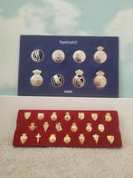 Gouden badges La Liga + Witte gouden schilden Real Madrid., Nieuw