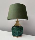 Tafellamp - Messing, Aardewerk, Antiek en Kunst