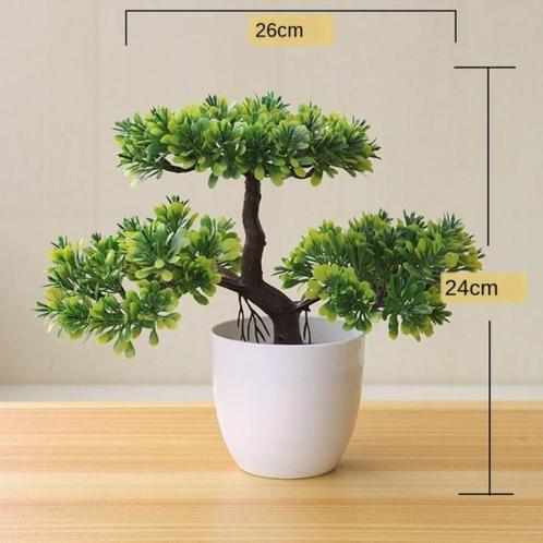 Kunst Bonsai Boom - Planten Nep Plant Plastic Decoratie, Huis en Inrichting, Woonaccessoires | Kunstplanten en Kunstbloemen, Nieuw