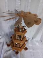 Kerstdecoratie - Hout - Kerststal draaimolen, Nieuw