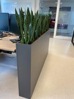 Houten plantenbak voor op kantoor | 170x30x90cm, Verzenden