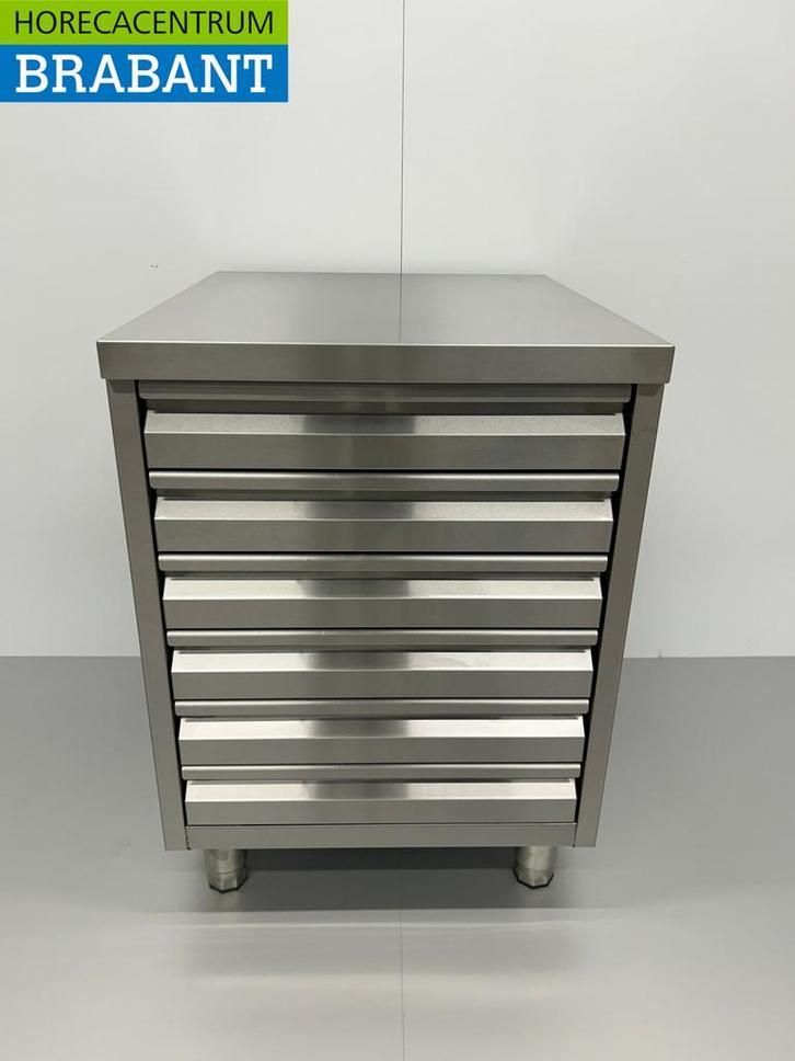 Armoire de travail en acier inoxydable Armoire à tiroirs 6, Articles professionnels, Horeca | Autre, Envoi