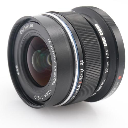 Olympus MFT 12mm F/2 ED M.Zuiko Digital | Tweedehands, Audio, Tv en Foto, Foto | Lenzen en Objectieven, Zo goed als nieuw, Verzenden