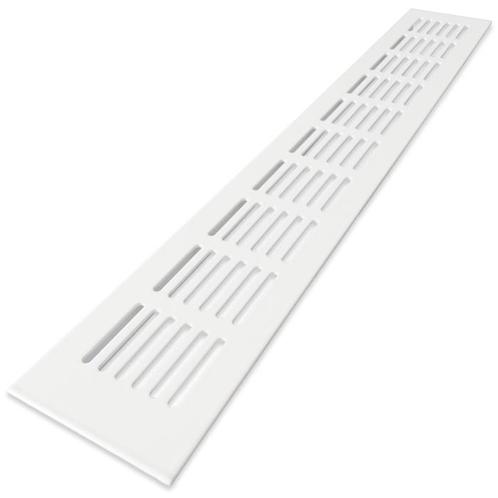 Ventilatiestrip aluminium LxH 400 x 60mm (G61-4006W), Doe-het-zelf en Bouw, Ventilatie en Afzuiging, Nieuw, Verzenden