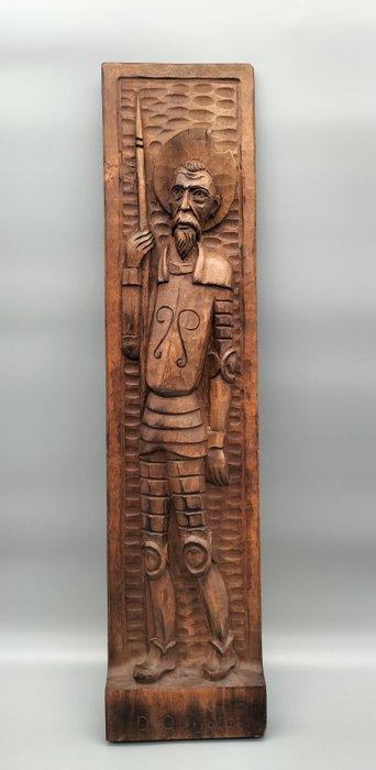 Snijwerk, Wanddecoratie Don Quichot (Don Quijote) van La, Antiek en Kunst, Curiosa en Brocante