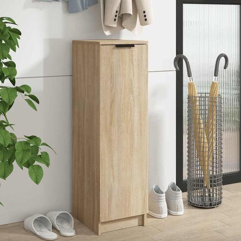 vidaXL Schoenenkast 30x35x100 cm bewerkt hout sonoma, Huis en Inrichting, Kasten | Overige, Nieuw, Verzenden
