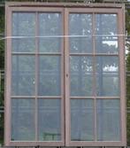 afrormosia houten terrasraam , raam , chassis 190 x 228, Deurkozijn, Ophalen of Verzenden, Zo goed als nieuw, 150 tot 225 cm