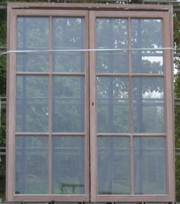 afrormosia houten terrasraam , raam , chassis 190 x 228 beschikbaar voor biedingen