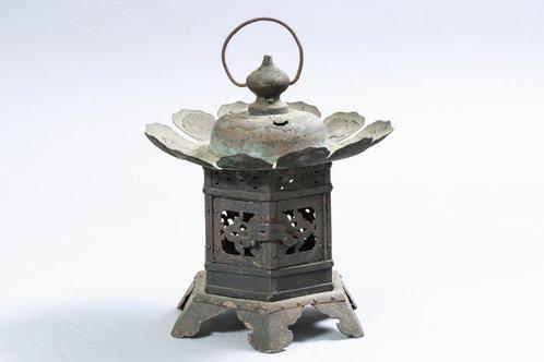 Lanterne - Lanterne suspendue – Cuivre coulé – Dessus en, Antiek en Kunst, Antiek | Overige Antiek