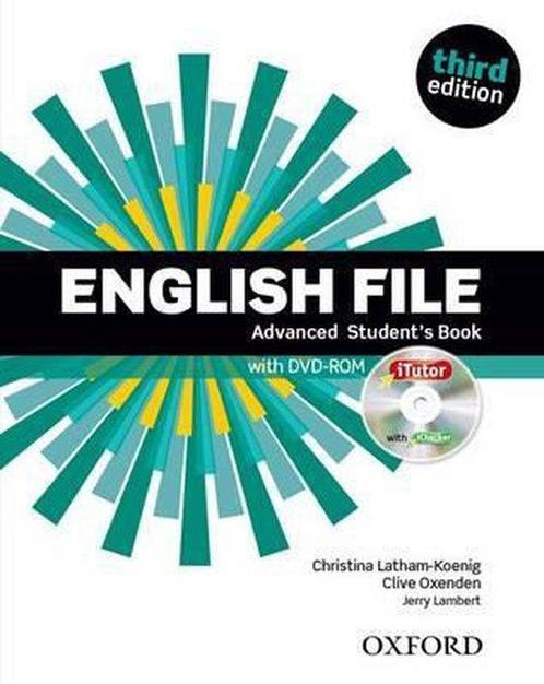 English File Advanced 3rd Edition Student Book & iTutor, Boeken, Overige Boeken, Gelezen, Verzenden