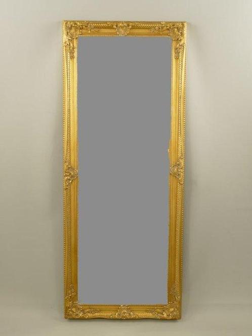 Wandspiegel  - Hout - Grote wandspiegel 136X55, Antiek en Kunst, Curiosa en Brocante