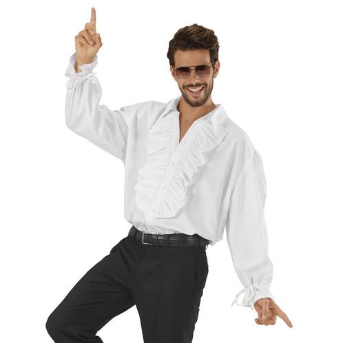 Witte Blouse Heren, Kleding | Heren, Carnavalskleding en Feestkleding, Nieuw, Verzenden