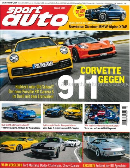 2019 SPORT AUTO MAGAZINE 10 DUITS, Boeken, Auto's | Folders en Tijdschriften