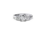 Zonder Minimumprijs - Ring - 14 karaat Witgoud - 1.44ct. tw., Handtassen en Accessoires, Ringen, Nieuw
