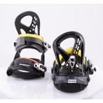 S M snowboard bindingen ELAN ACCELERATOR BLACK/yellow/orange, Sport en Fitness, Snowboarden, Verzenden, Nieuw