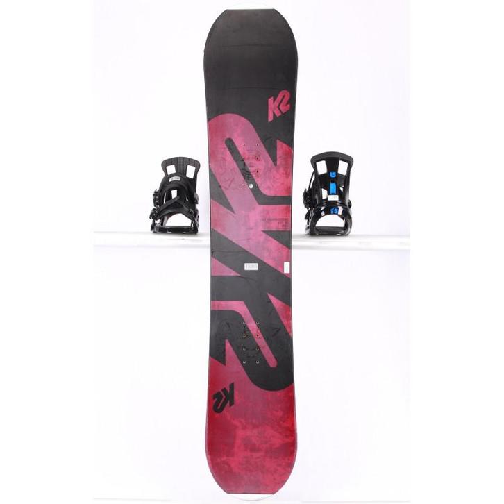 150 snowboard K2 EST. 87, black/red, p-tex topsheet, FLAT/ro, Sport en Fitness, Snowboarden, Verzenden