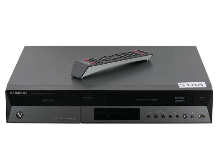 Samsung DVD-VR350 - DVD & VHS recorder + remote, Audio, Tv en Foto, Videospelers, Verzenden