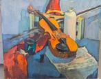 Sofija Sergejeva (XXI) - Still life with chess and violin