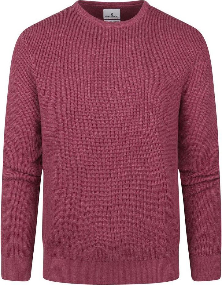 State Of Art Trui Structuur Rood maat Maat 52/54 (L) Heren, Kleding | Heren, Truien en Vesten, Rood, Nieuw, Maat 52/54 (L), Verzenden