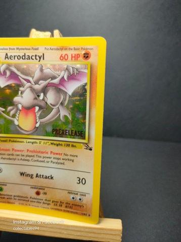 Pokémon - 1 Card - Aerodactyl 1/62 Event exclusive of beschikbaar voor biedingen